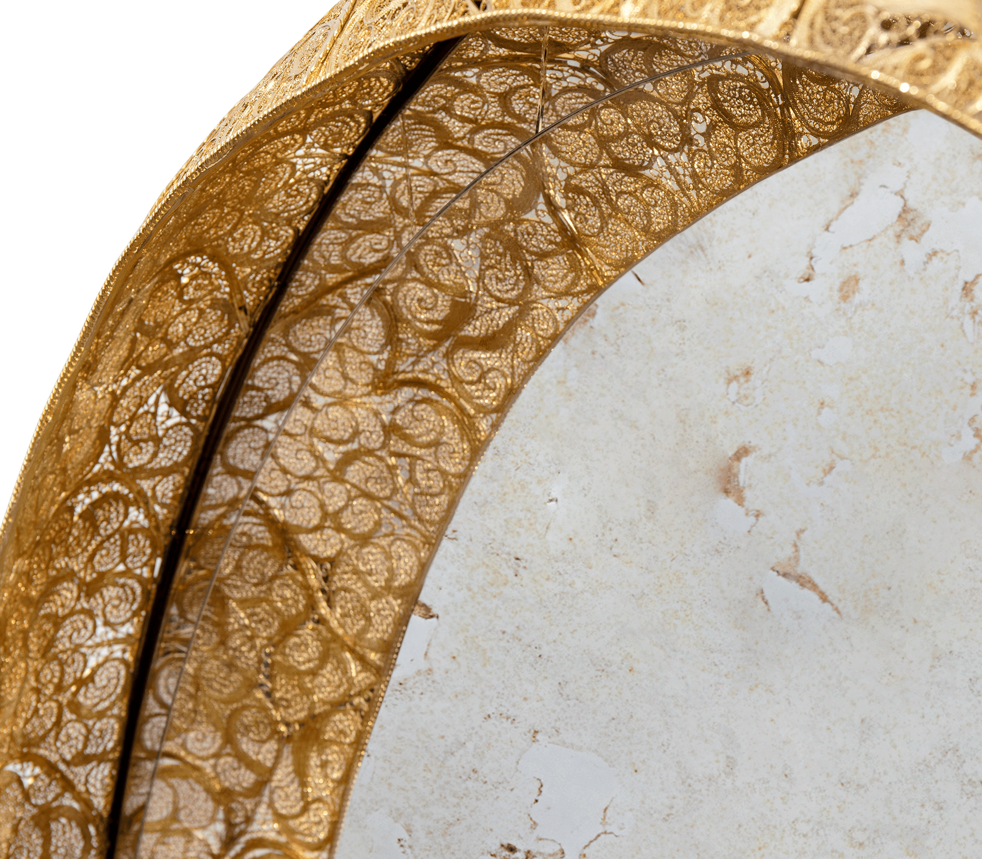 Espelho filigrana coroa II