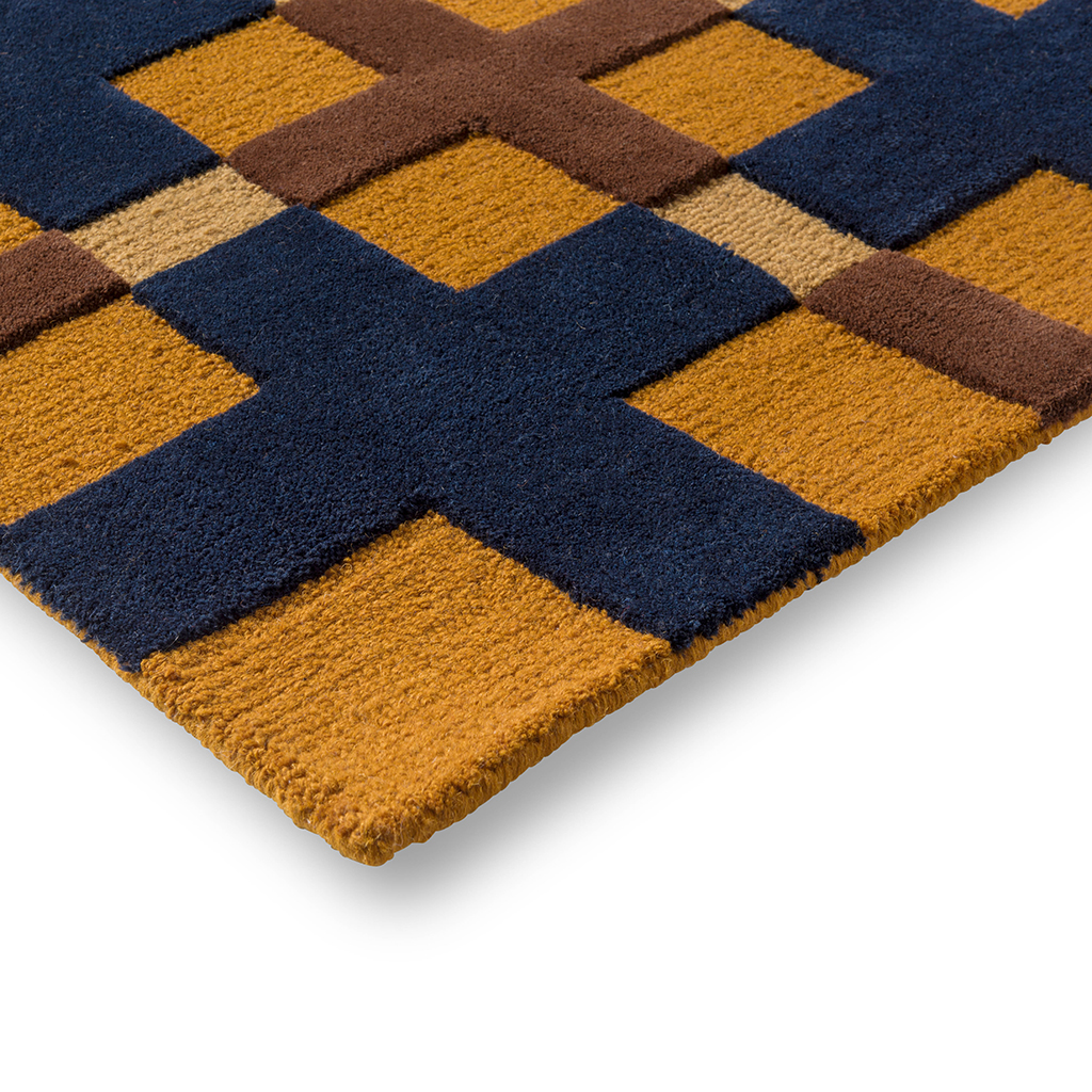Tapete Decor Milano Ocre Dourado | Tamanho: 140 × 200 cm