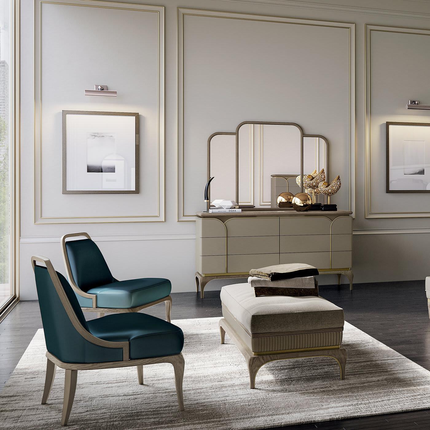 Poltrona Verde em Veludo