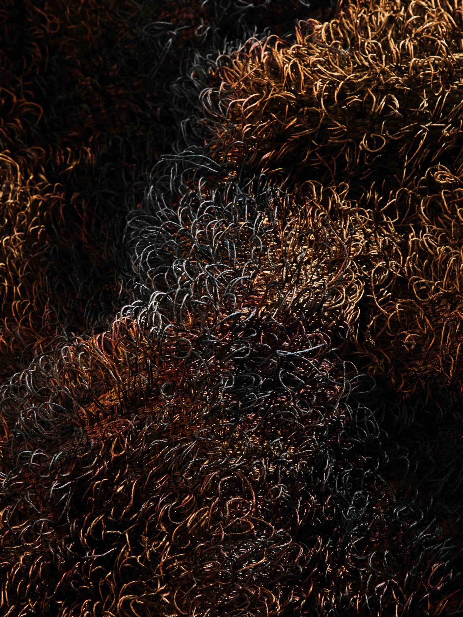 Tapete Metal Designer Tecido à Mão