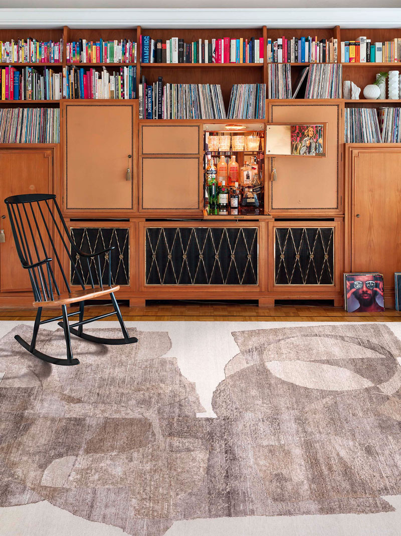 Tapete Silver Sand Luxury Feito à Mão