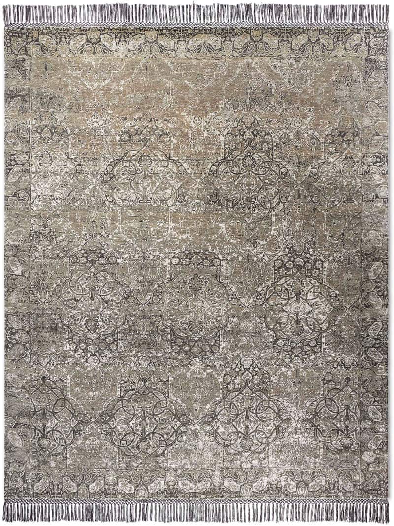 Tapete Tone To Tone Tecido à Mão | Tamanho: 122 × 183 cm