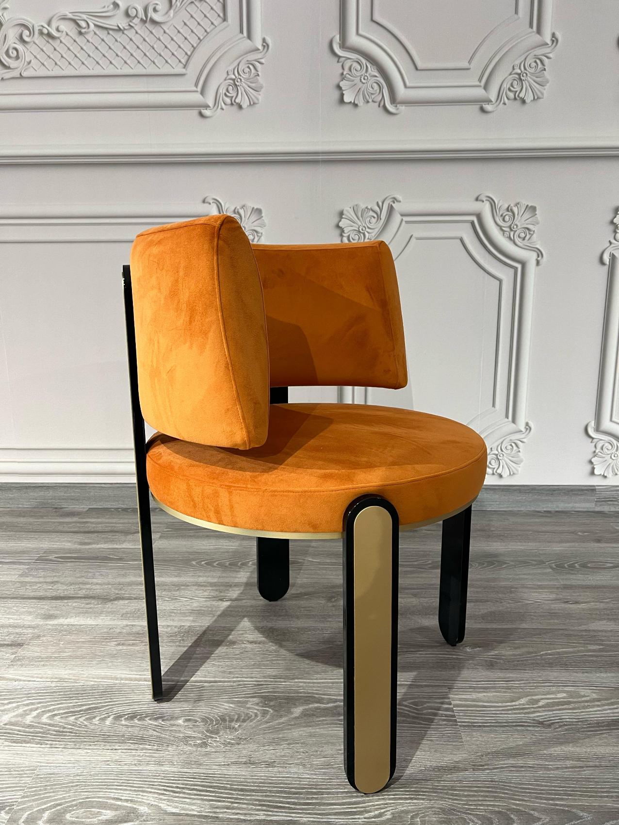 Cadeira de Jantar Tiffany Laranja