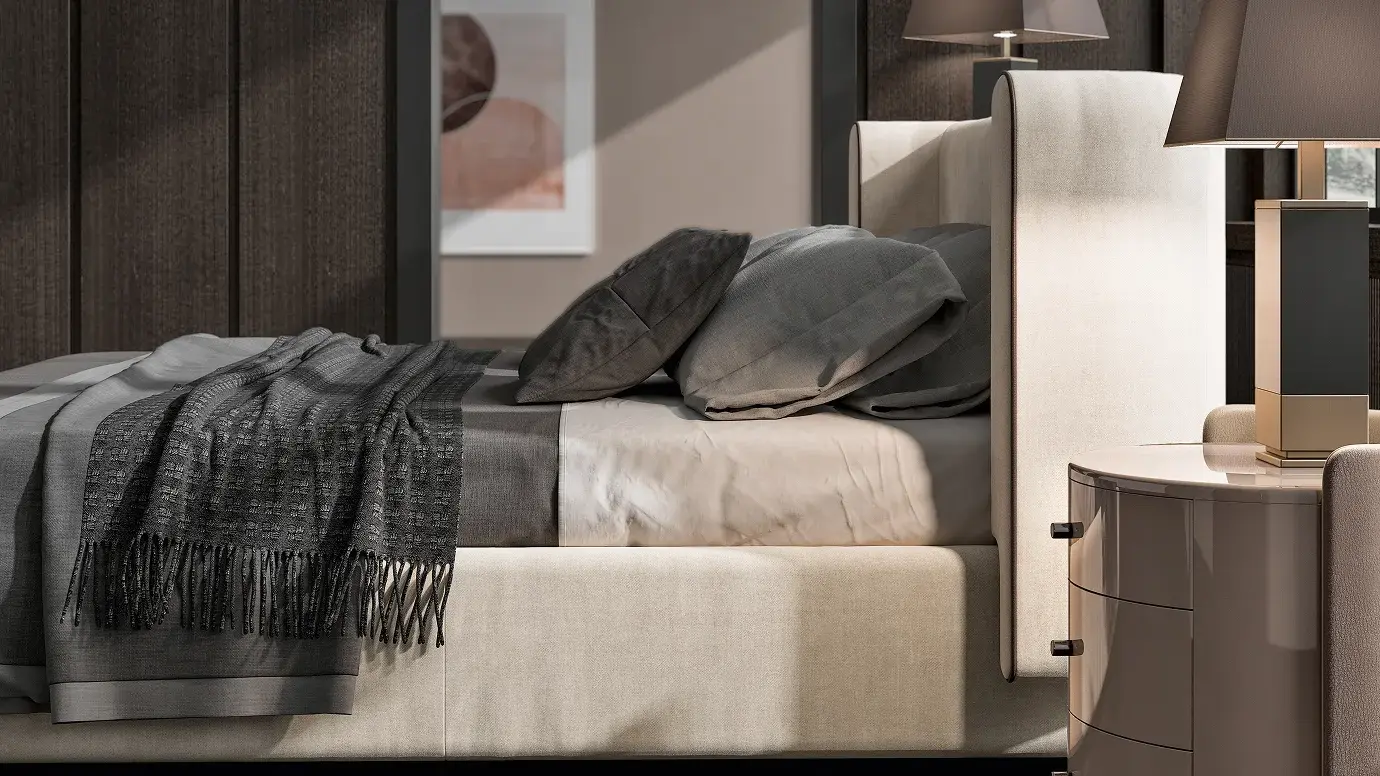 Cama Italiana Uptoyou | Tamanho do colchão: 153 × 203 cm
