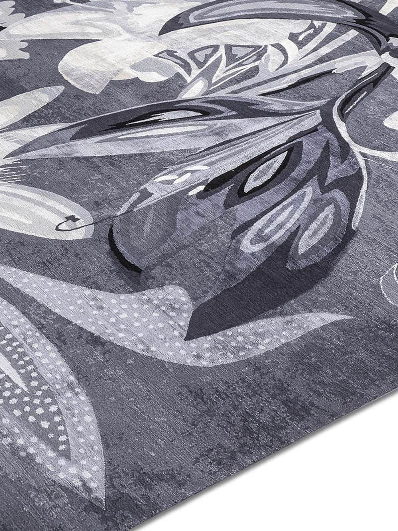 Tapete Red Flower Tecido à Mão | Tamanho: 250 × 300 cm