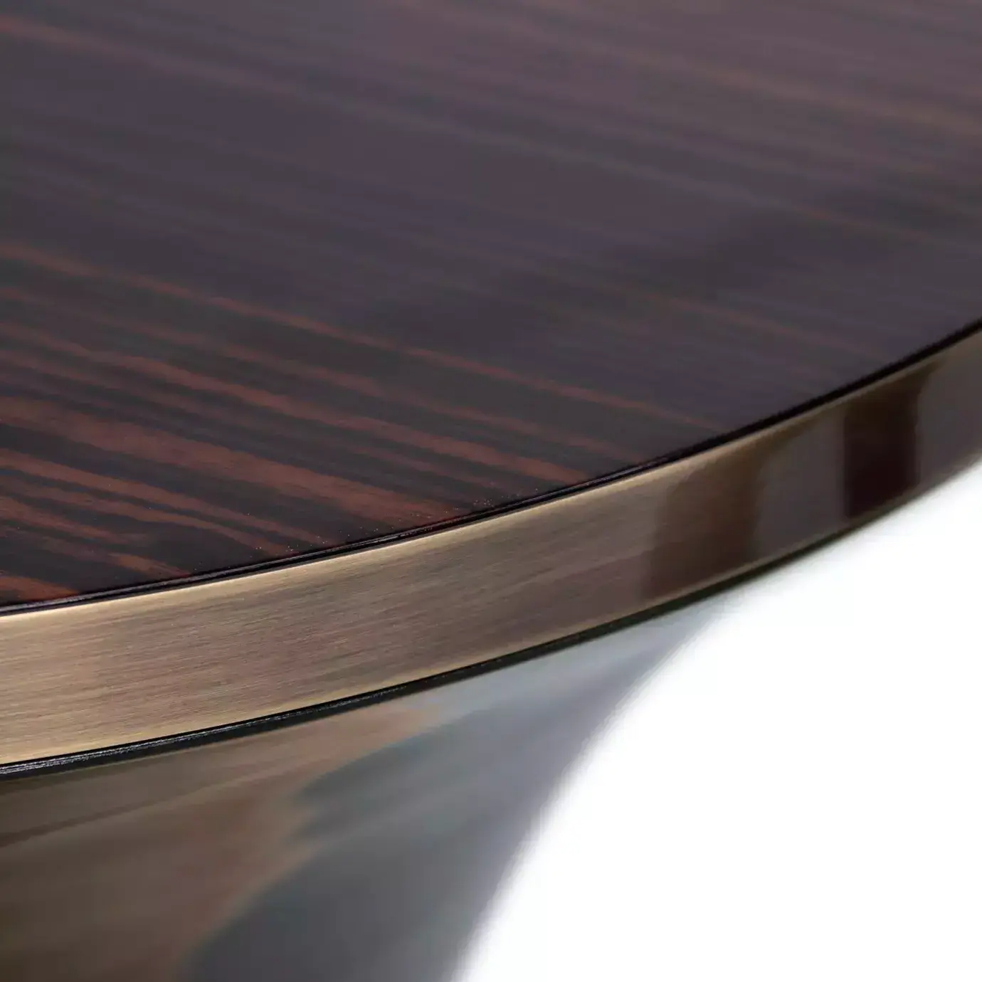 Mesa de Apoio Folha Dourada Envelhecida Solstice