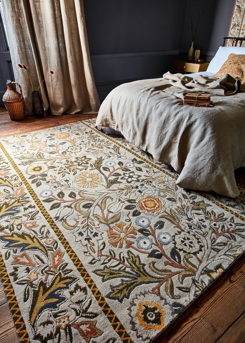 Tapete Wilhelmina Linho/Mostarda | Tamanho: 200 × 280 cm
