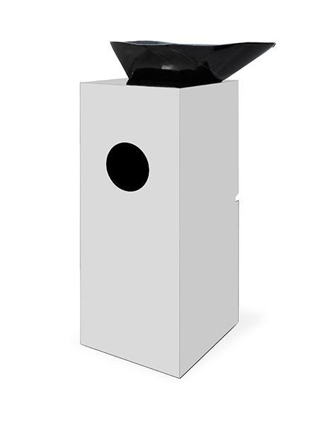 Lavatório de coluna design fraturado