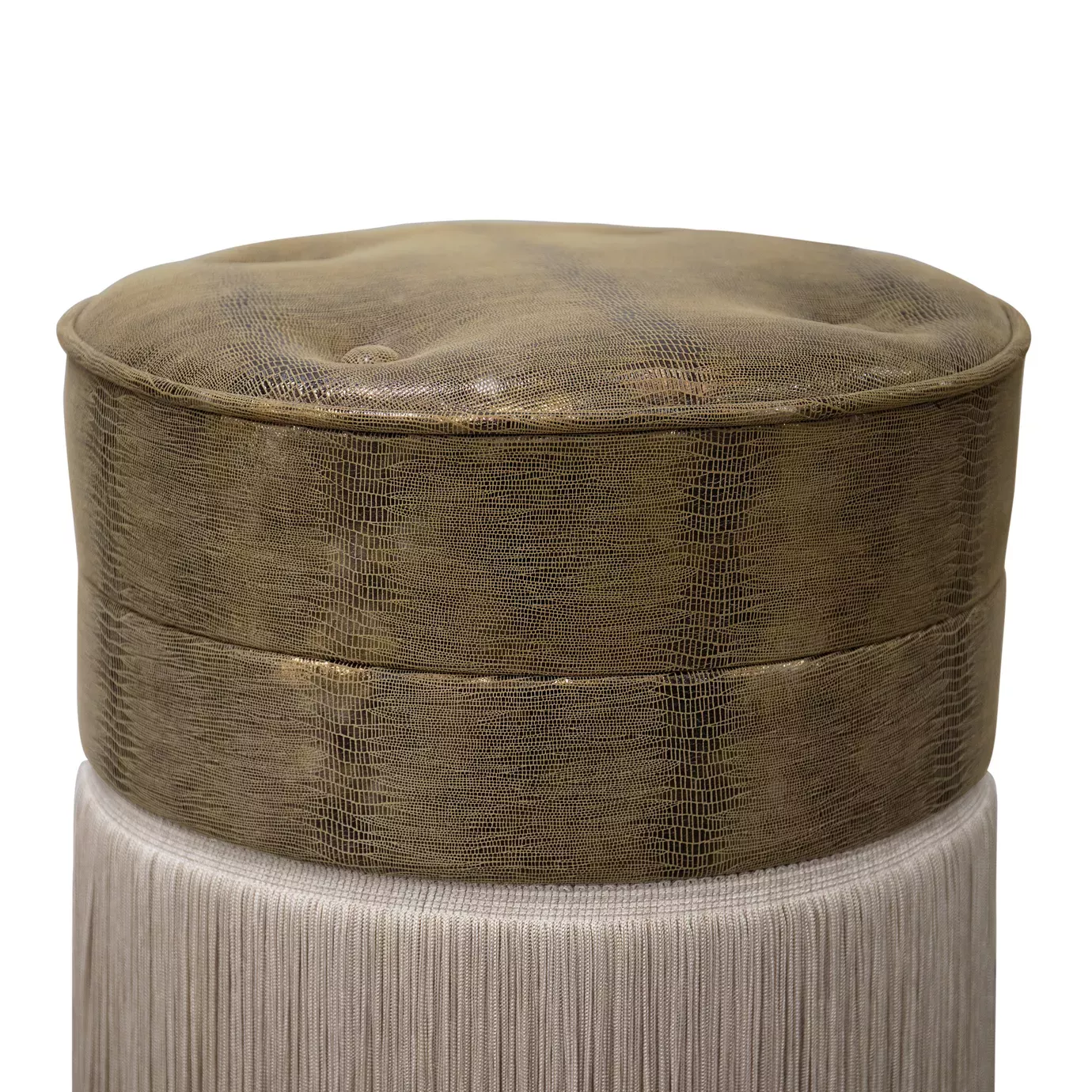 Banquinho couro Sophia