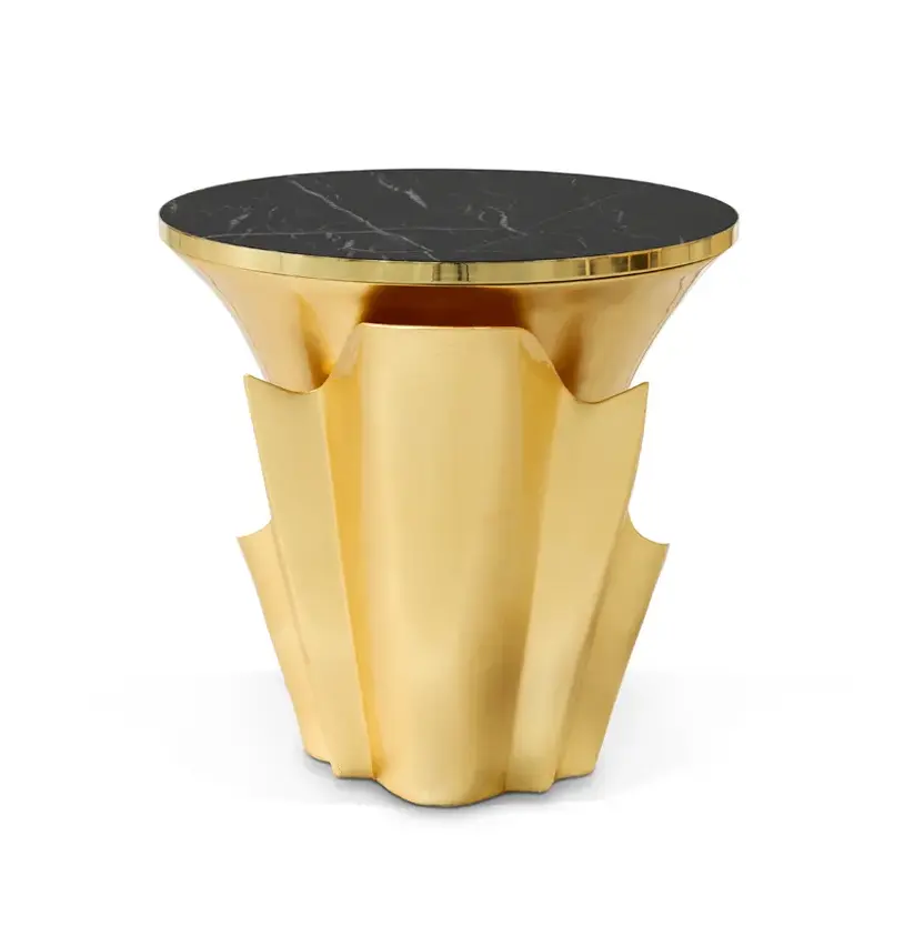 Mesa de Apoio Folha Dourada Solstice