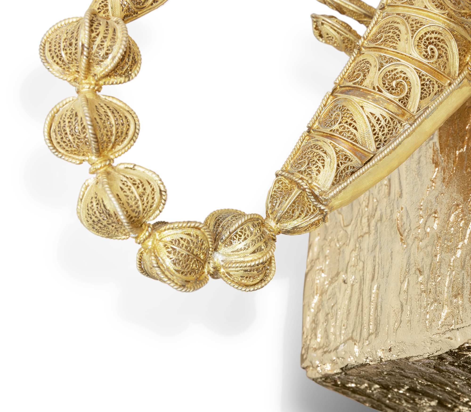 Candeeiro de parede pequeno Geode filigrana Scorpion