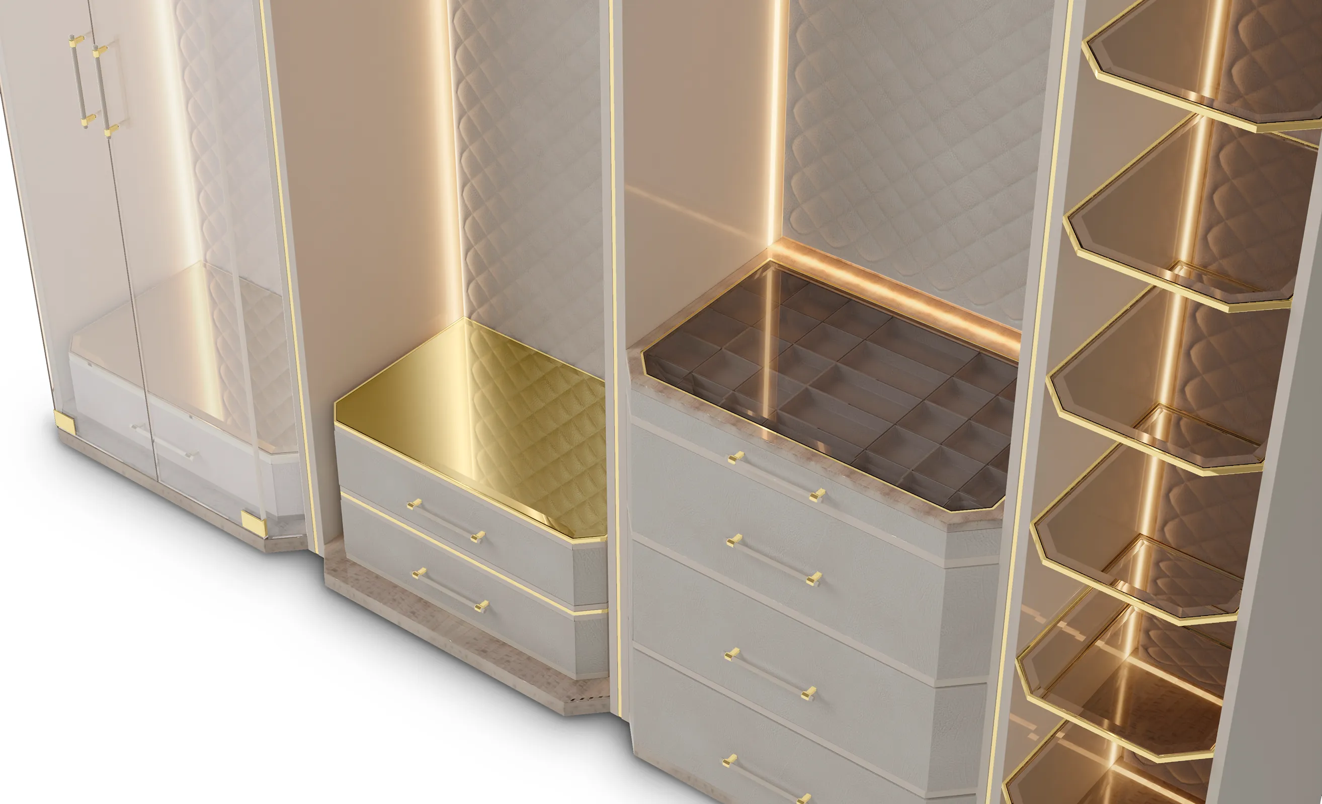 Roupeiro Bege Cadence