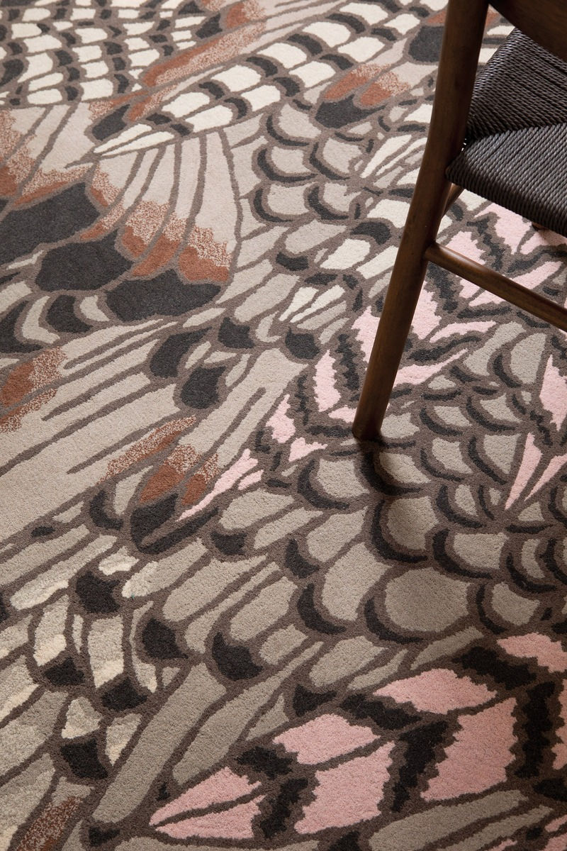 Tapete Feathers Natural | Tamanho: 170 × 240 cm