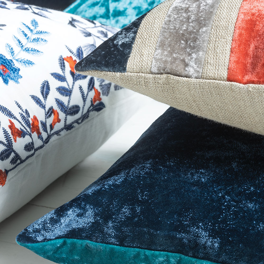 Almofada Somerley Indigo 60 × 60