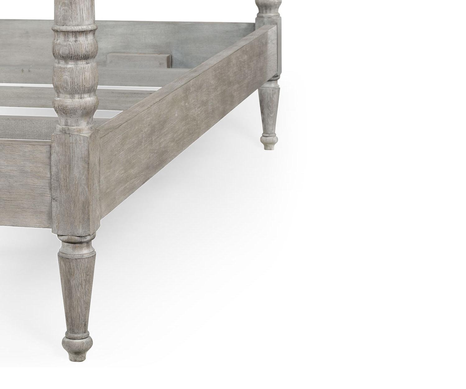 Cama de Casal Morris King Greyed Oak