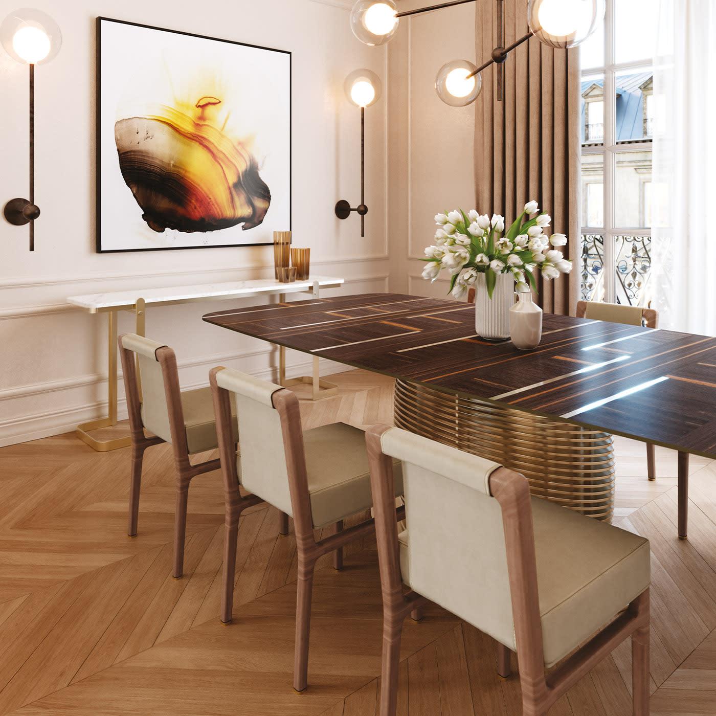 Mesa Italiana de Luxo Aragorn | Dimensões: L 250 × P 130 × A 75 cm Mesa Italiana de Luxo Aragorn | Dimensões: L 250 × P 130 × A 75 cm
