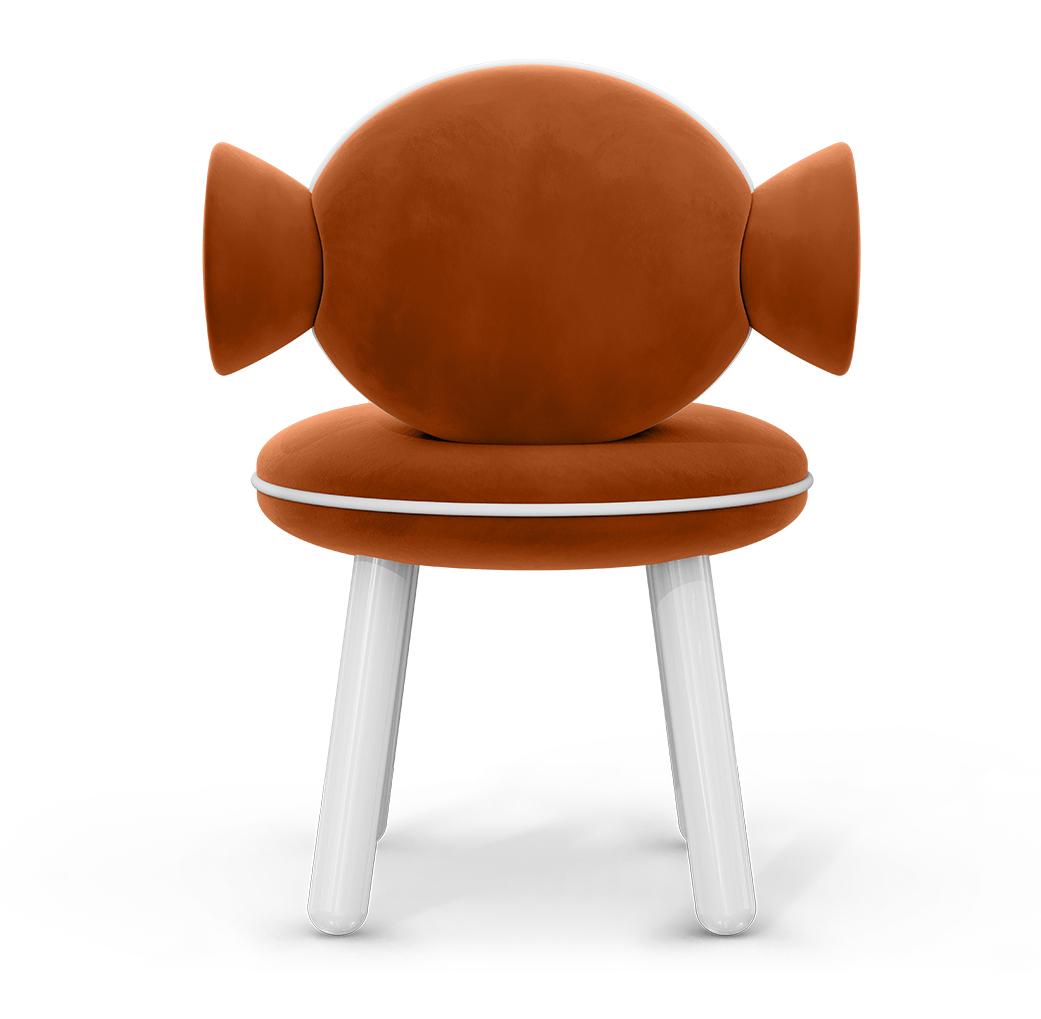 Cadeira puff Lollipop vermelha