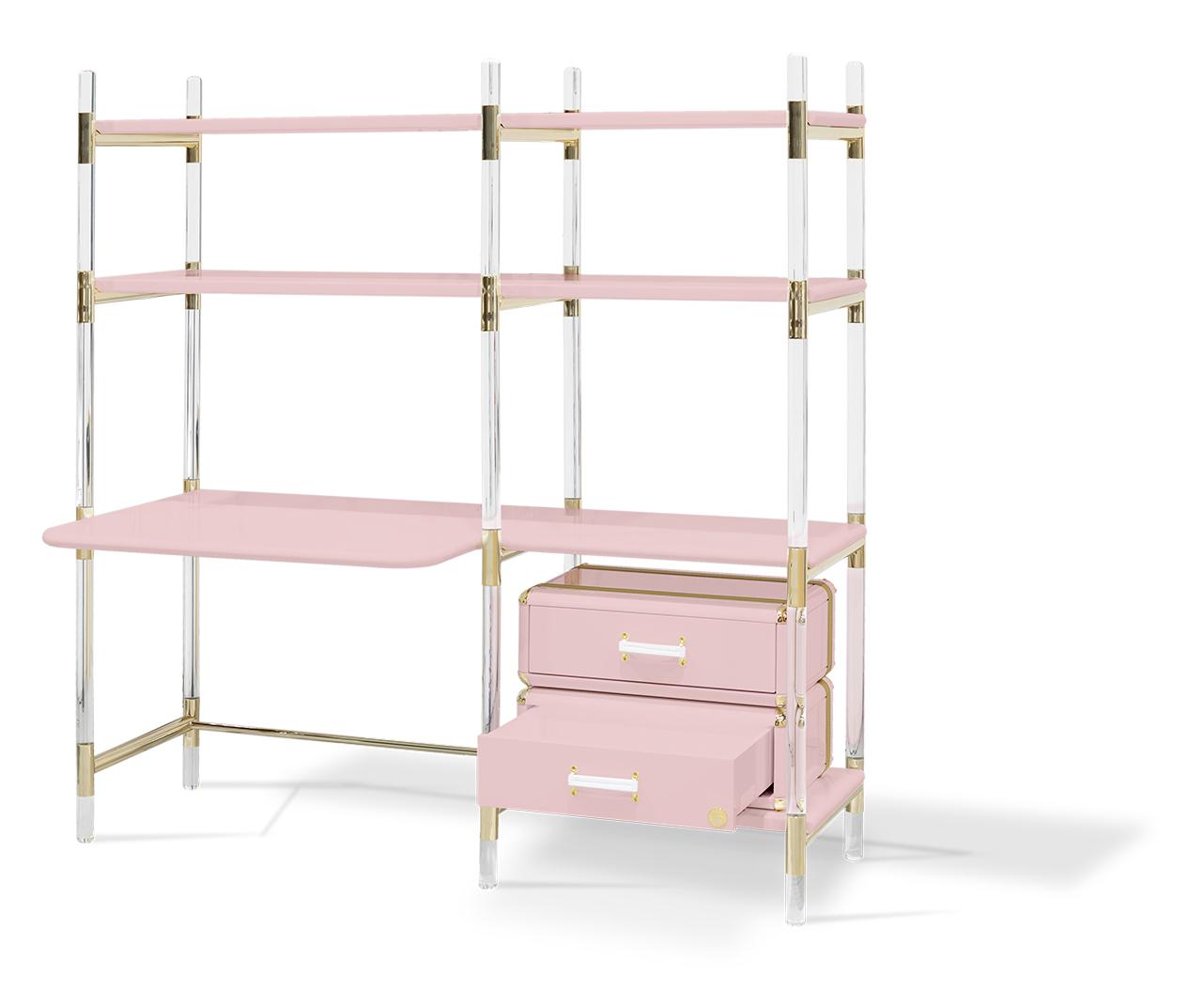 Biblioteca Jigsaw Puzzle rosa