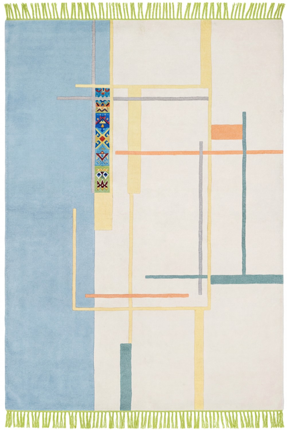 Tapete Linear Atlas Blue