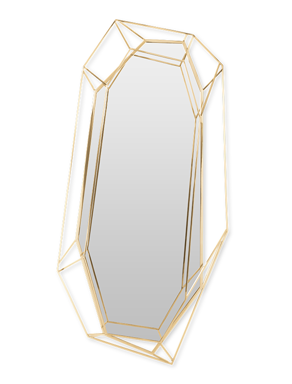 Espelho de parede grande Lustre