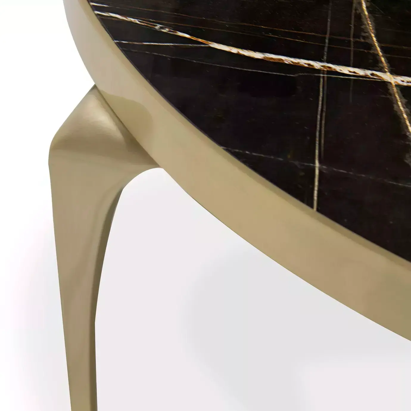 Mesa de Centro Mármore Sahara Noir Rhea