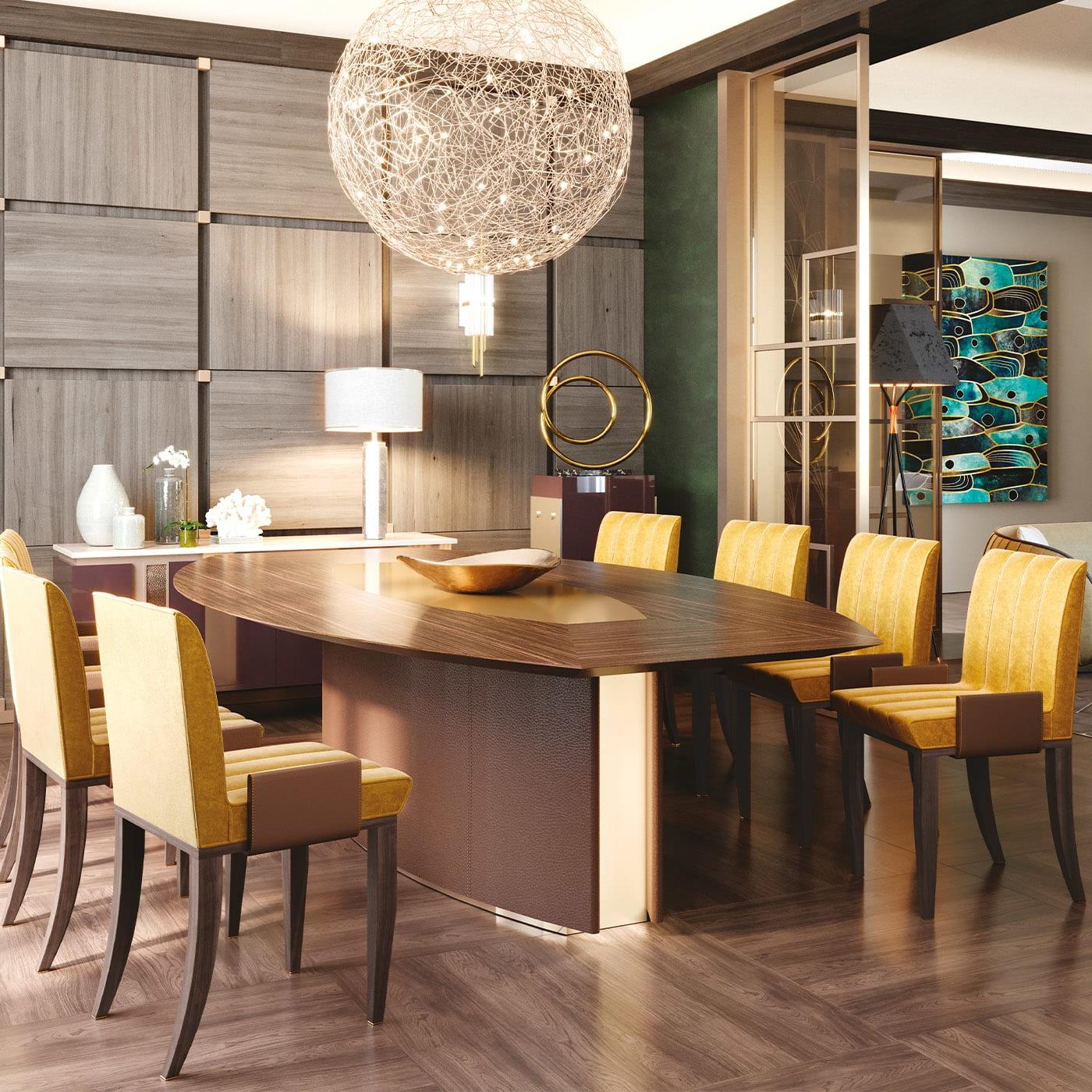 Mesa Italiana Moderna Ares | Dimensões: L 300 × A 157 × A 75 cm