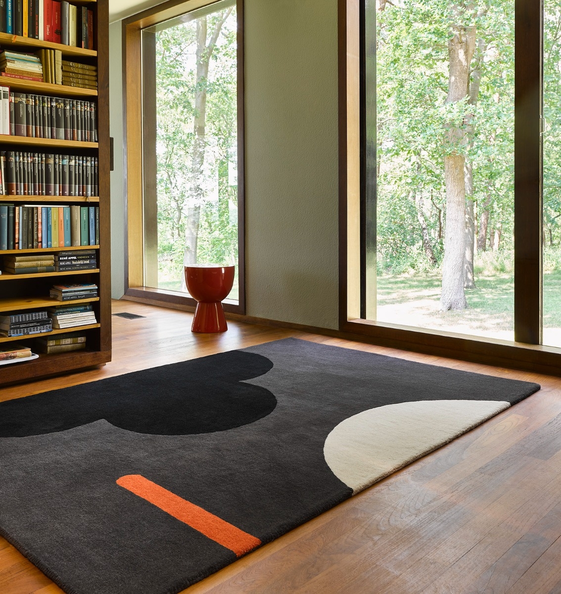 Tapete Geo Flower Grafite | Tamanho: 250 × 350 cm