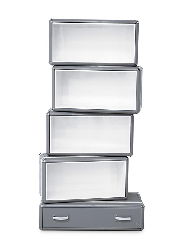 Estante Skyline Tower cinzenta