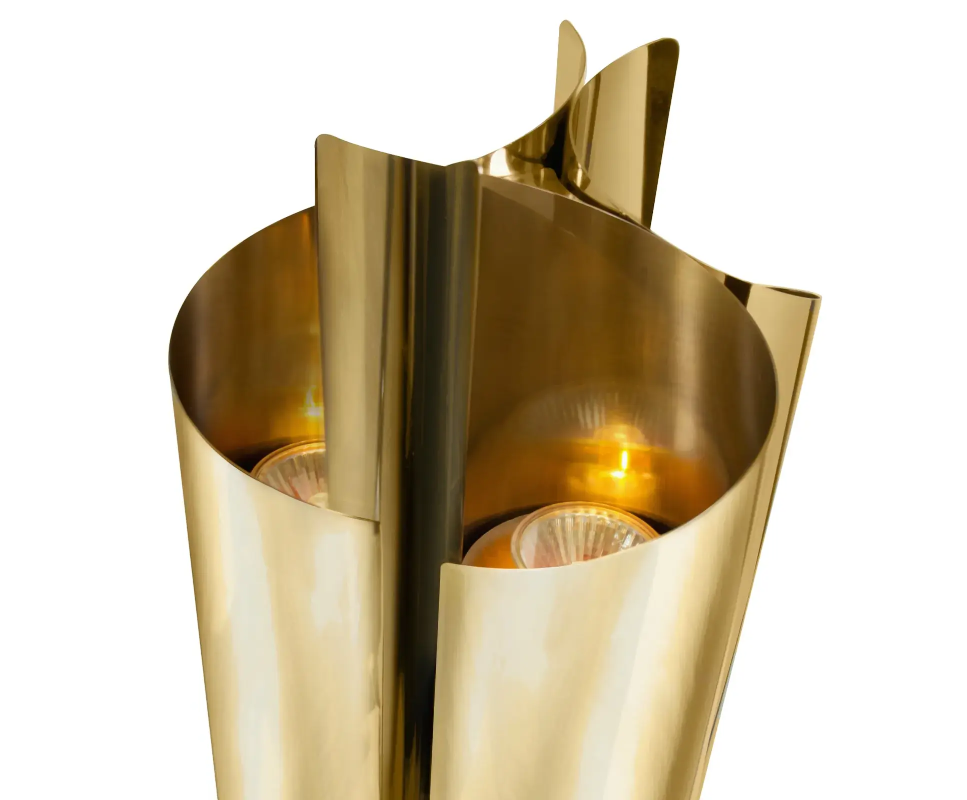 Candeeiro de mesa latão envelhecido