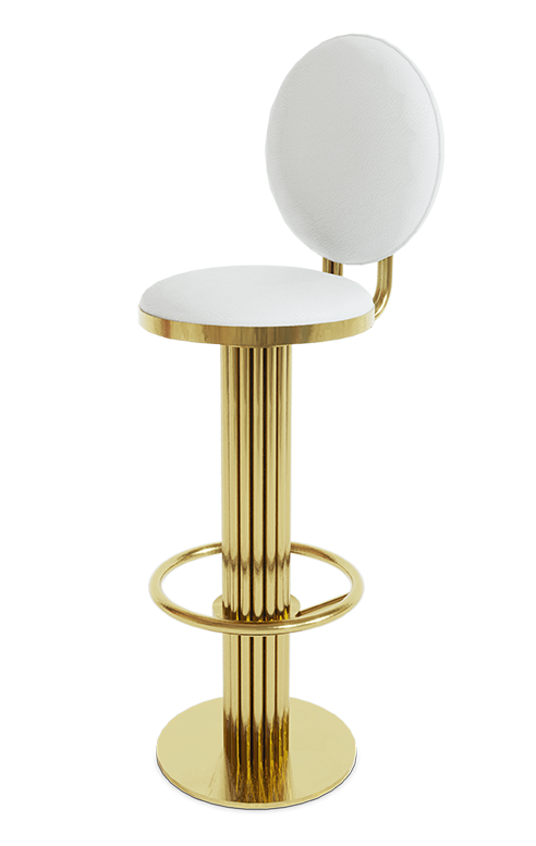 Banco bar redondo Keira