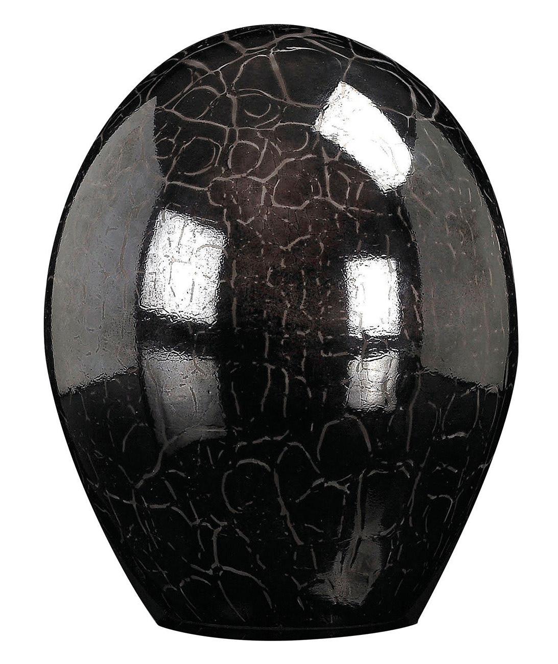 Ovo em Cristal Castanho Escuro