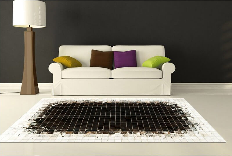 Tapete Pele de Vaca Mosaic col.1 | Tamanho: 160 × 230 cm