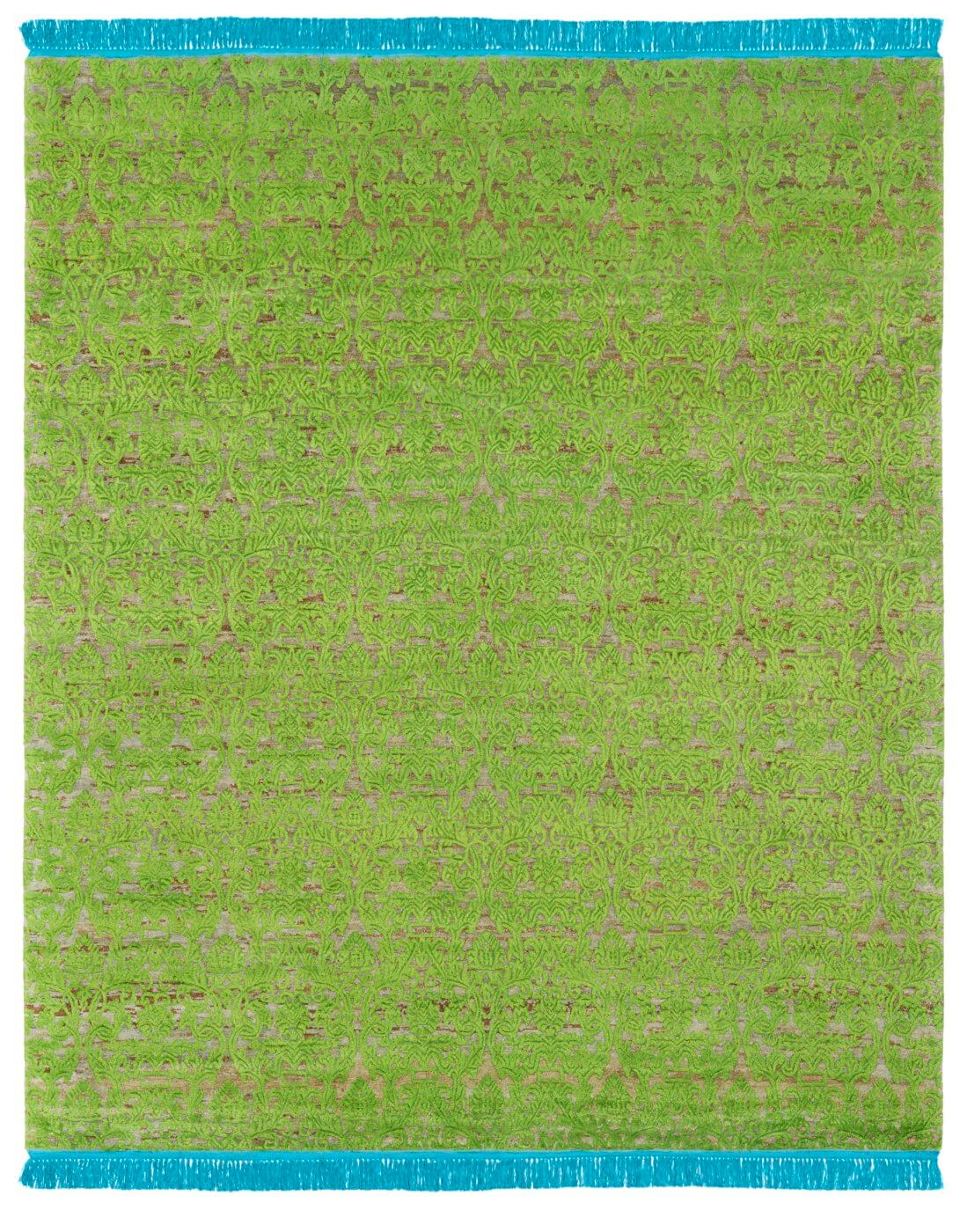Tapete Roma Radi Deluxe Azul Verde | Tamanho: 500 × 600 cm