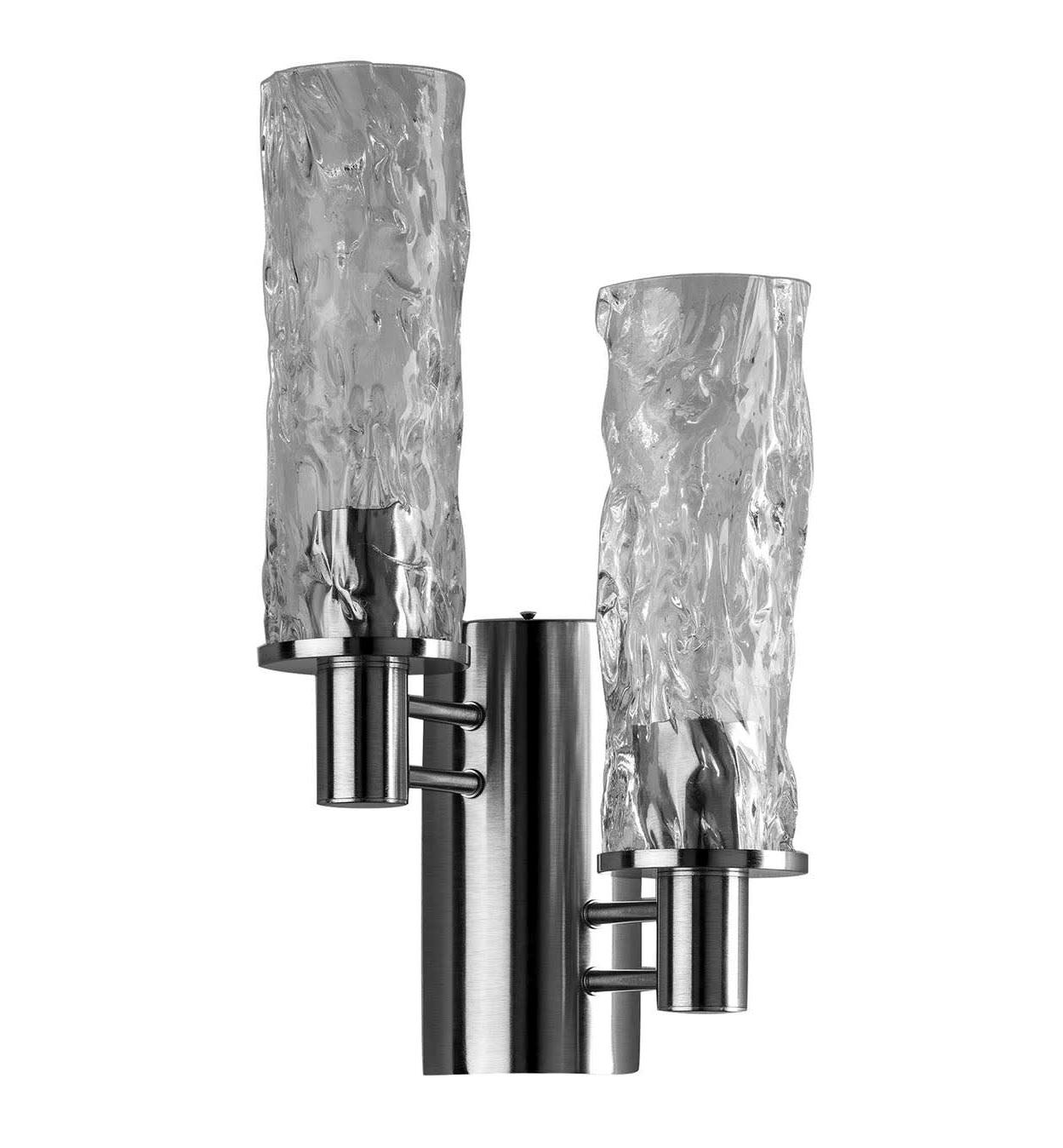 Aplique de Parede em Vidro Soprado Artesanal