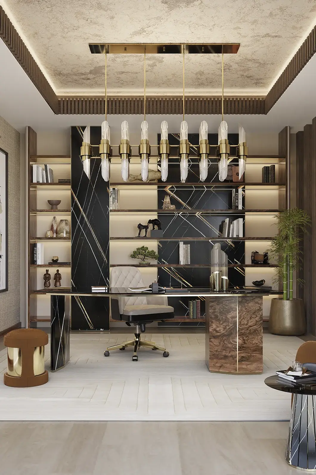 Candeeiro suspenso retangular Stellar - 2