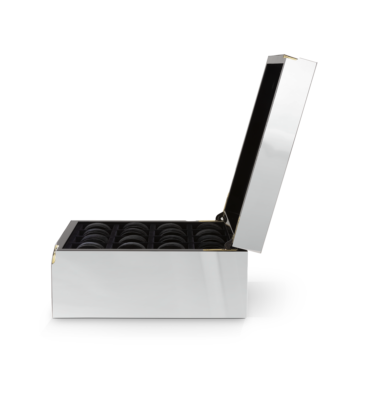 Caixa de relógio fissura