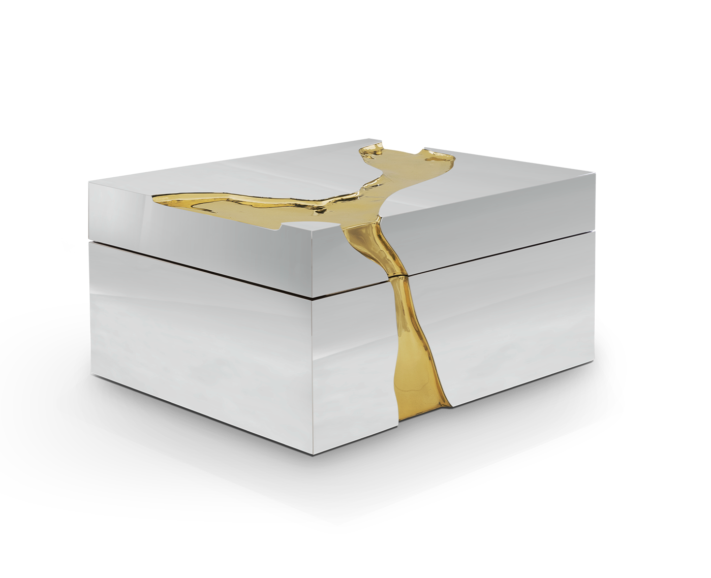 Caixa de relógio fissura