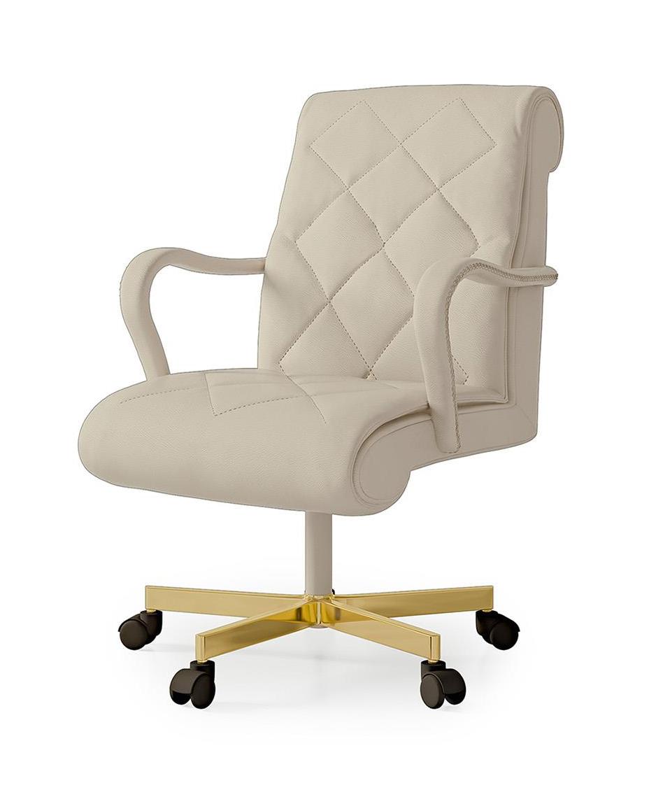 Cadeira de Escritório Baixa em Pele Secret Love