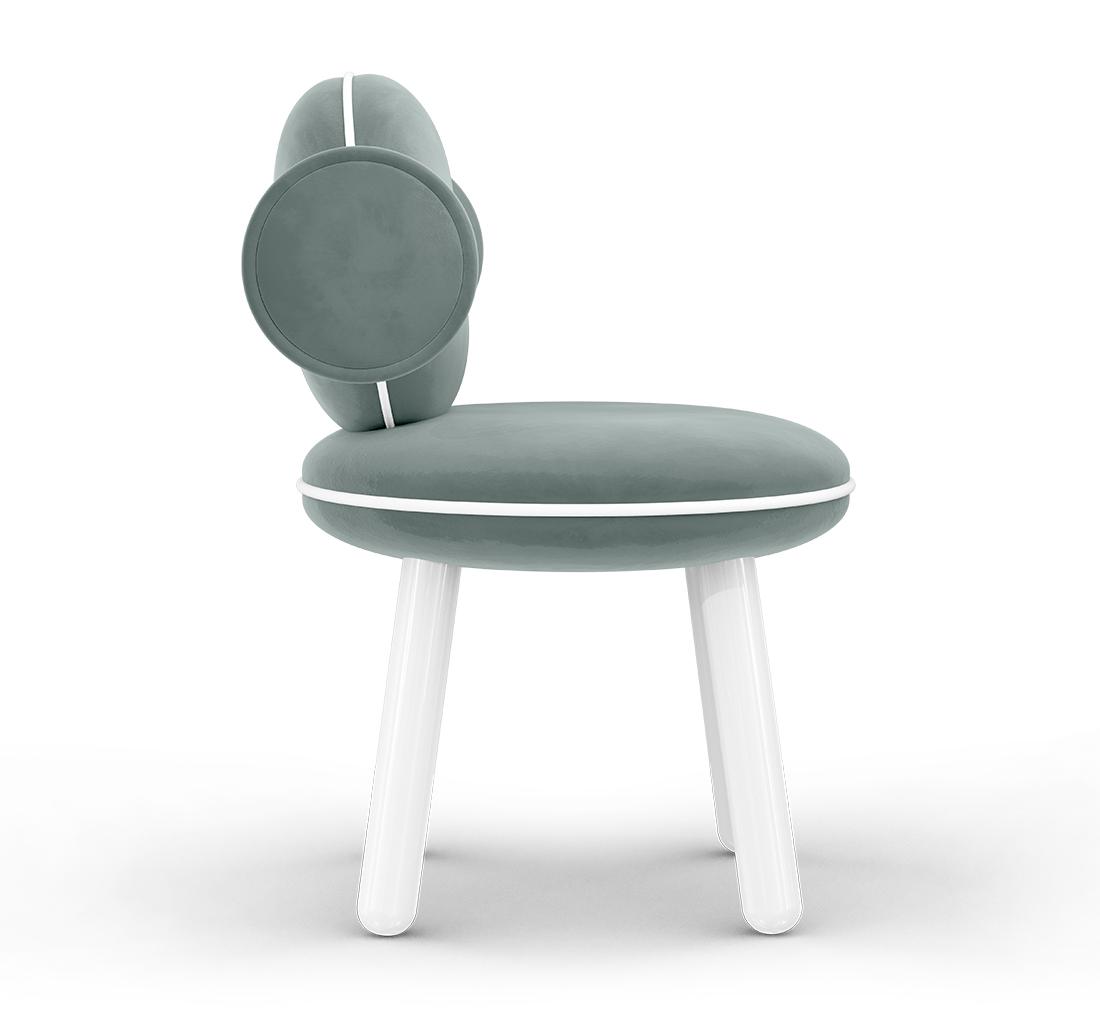 Cadeira puff Lollipop azul