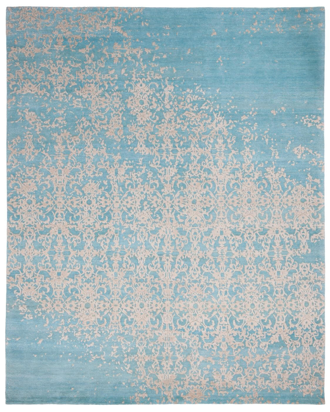 Tapete Milano Raved Azul Branco | Tamanho: 280 × 360 cm