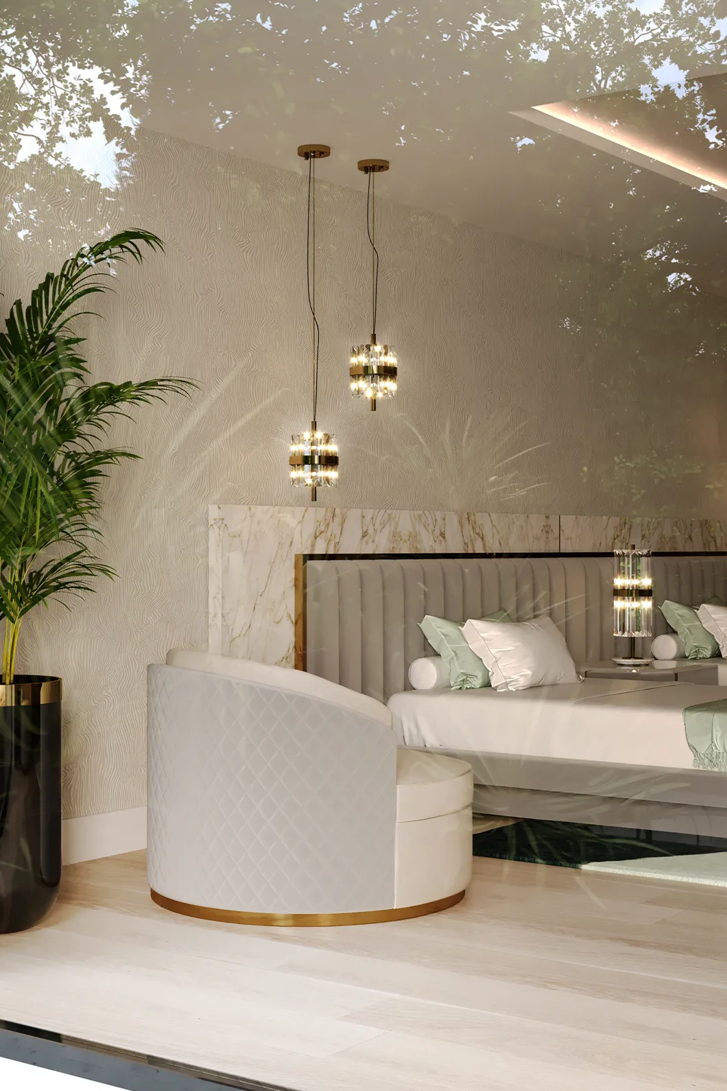 Candeeiro suspenso esbelto Freedom - 2