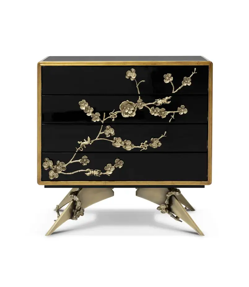 Mesa de Cabeceira Lacada Mirage