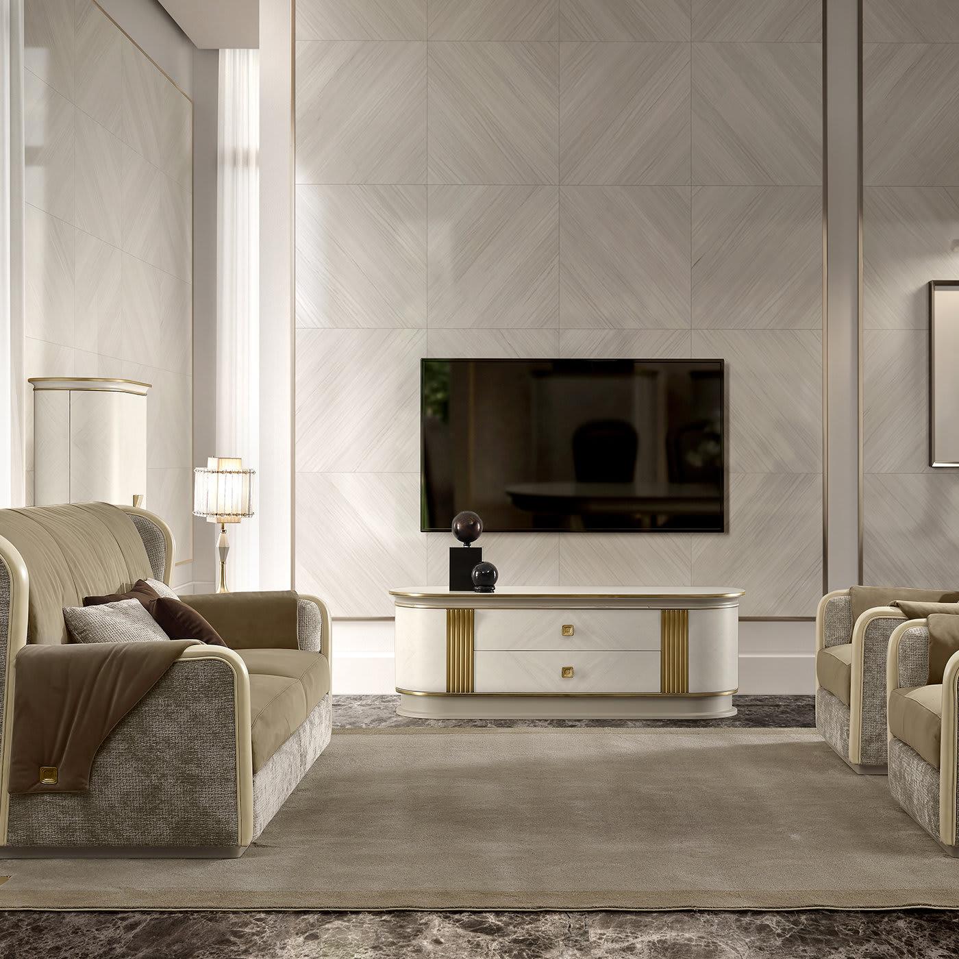 Sofá Bege 3 Lugares