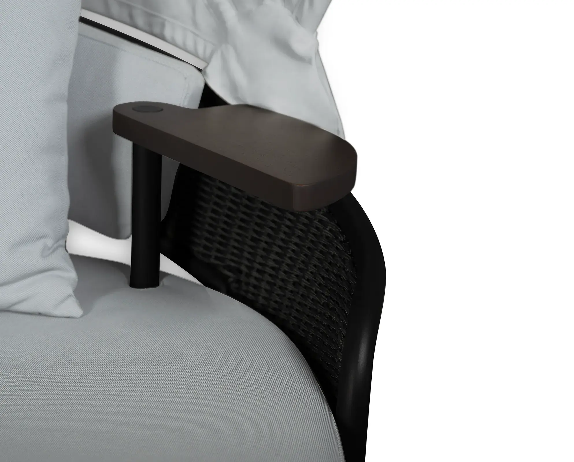 Espreguiçadeira Crown cinzenta