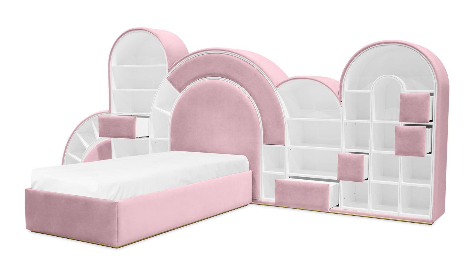 Cama Bubblegum Marshmallow rosa