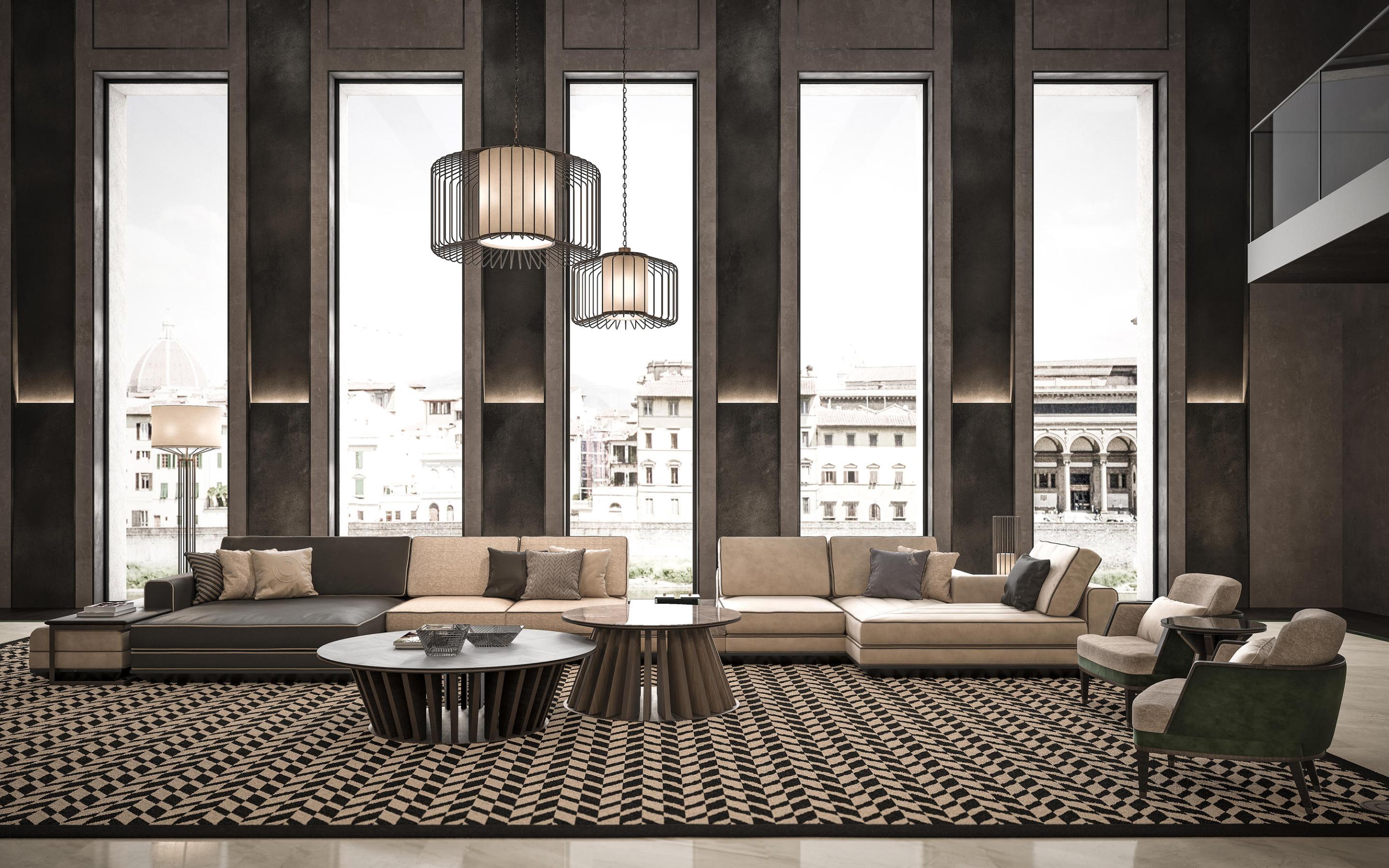 Mesa de Centro Castanha Escura