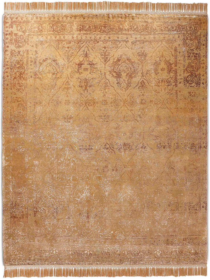 Tapete Luxuoso Zero Pile Feito à Mão | Tamanho: 140 × 210 cm