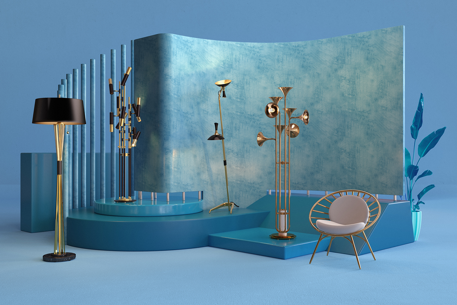 Candeeiro de pé santuário - 4