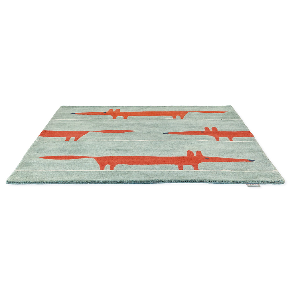 Tapete Mr. Fox Menta/Papoila | Tamanho: 90 × 150 cm