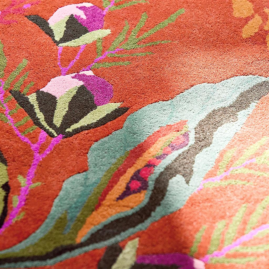 Tapete Wonderland Floral Âmbar/Limão